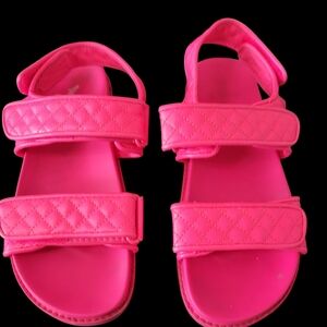 Aldo Vibrant Pink Quilted Sandals